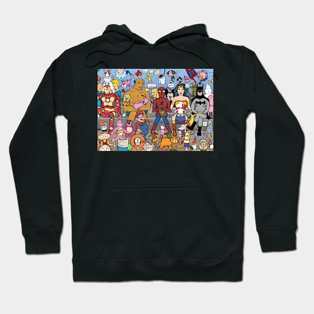 toons from the films Hoodie by matan kohn